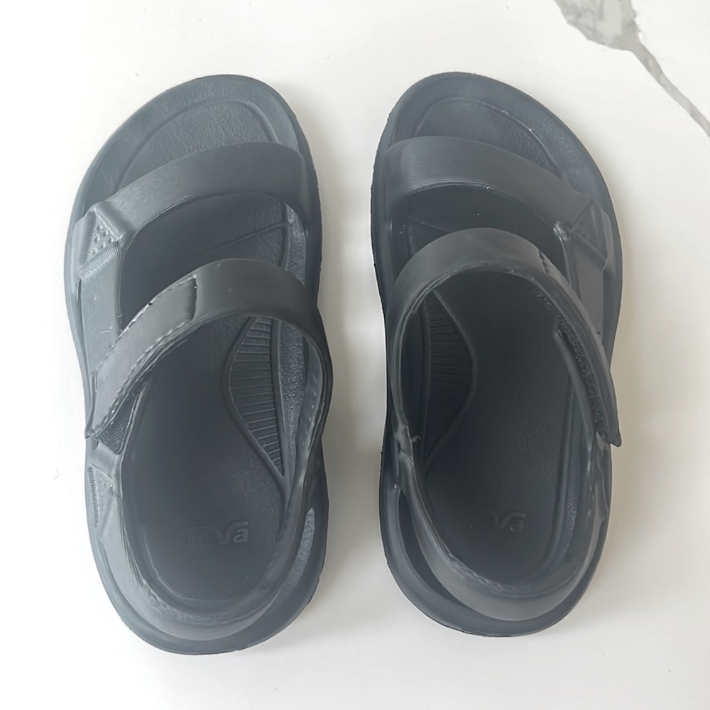 Black Teva Rubber Water Shoe